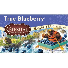 Celestial Seasonings Herbal Tea, True Blueberry, 20 Count (Pack of 3)