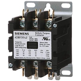 Siemens 42BF35AF Definite Purpose Contactor, 3-Pole, 30 Amp, 110-120V AC Coil Voltage