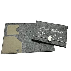 Mukipass Cover Austria Our Wonder with Compartment for Ultrasonic Picture, for the Austrian Maternity Child Pass