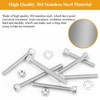 95 Pieces M5 x 30/35/40/45/50mm Hex Socket Head Cap Screws
