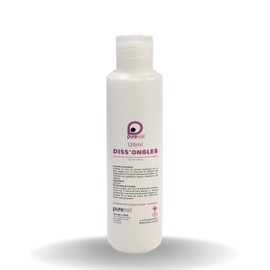 Tips off solution to dissolve false nails 125ml/4.2 fl. oz. by Purenail