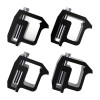 zh5682 4pcs Truck Cap Topper Camper Shell Mounting Clamps Replacement
