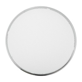 ACROPIX Universal 6" Car Speaker Grills Cover Mesh Round 6 Inch Audio Speaker Subwoofer Guard Protector Case Iron Plating Silver Tone White - Pack of 1