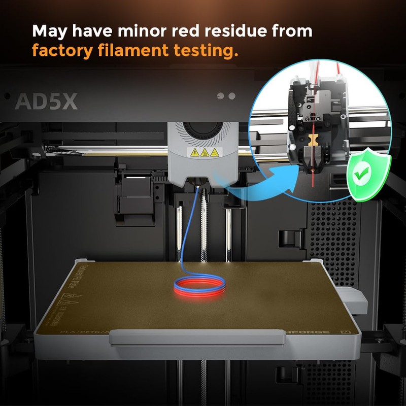 Flashforge Nozzle Assembly for AD5X 3D Printer, 0.25mm