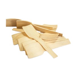 2.75" Disposable Wooden Taster and Sampling Spoons - Pack of 1000ct