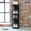 Domestic prefabricated entrance open type mini shoe organizer plastic shoe