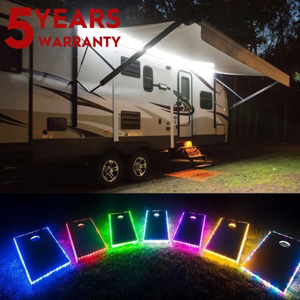 SHENKENUO RGB Color LED Strip Light 2835SMD Waterproof Rope Tape