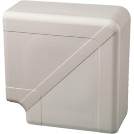 CabCom Accessory for PVC Cable Duct Cable Tidy Duct Flat Angle 130 x 70 mm White