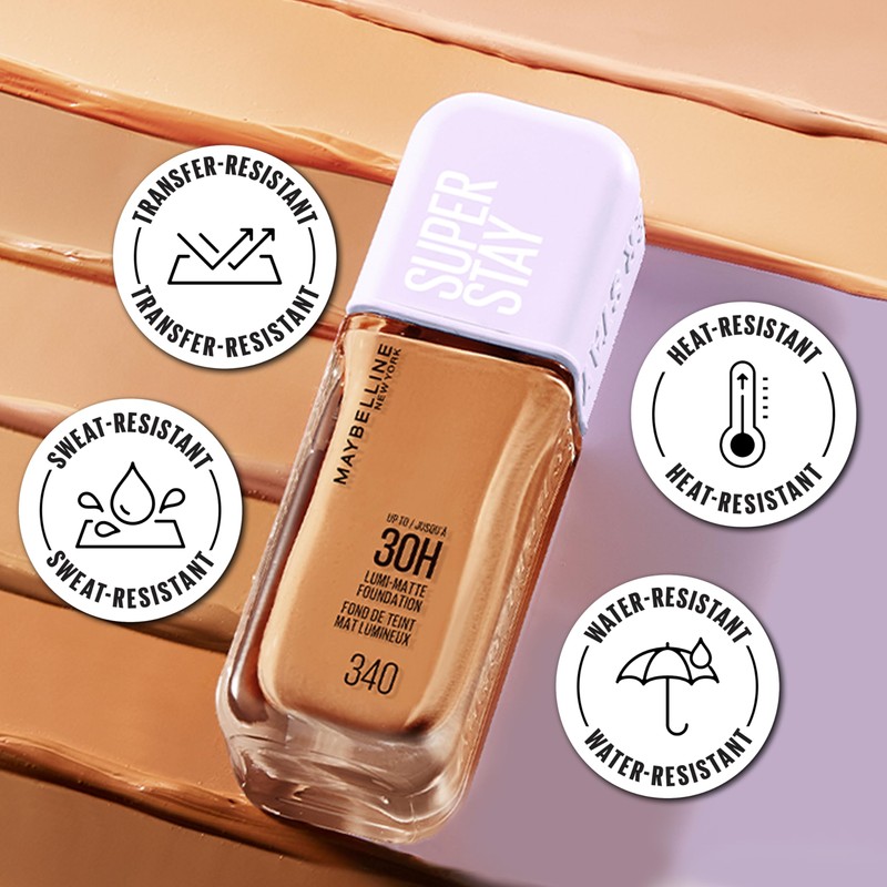 Maybelline New York Super Stay up to 30H Lumi-Matte Foundation,