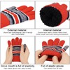 Kids Toddlers Winter Knit Warm Beanie Hat Scarf Gloves Set