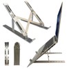 Laptop Stand, generic Adjustable Ergonomic Portable Aluminum Foldable Laptop Stand,