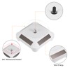 sourcing map Solar Display Stand Turntable 3.54" Plate Dia 360°