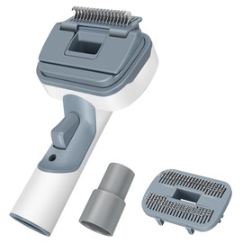 MOPEI 3-in-1 Hundehaar Staubsaugerbürste zum Entfernen von losen Haaren, Unterwolle und Verfilzungen, 32mm & 35mm Vakuum-Schlauchfitting