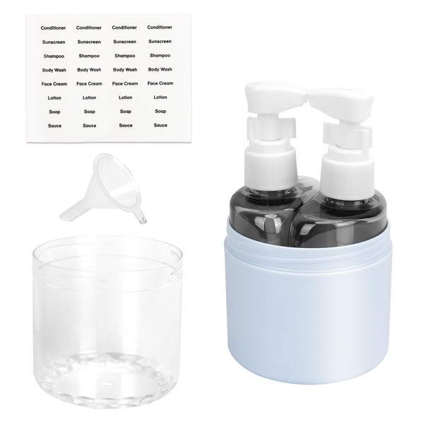 Colacoo Travel Bottles Leak Proof, 2 in 1 Travel Containers