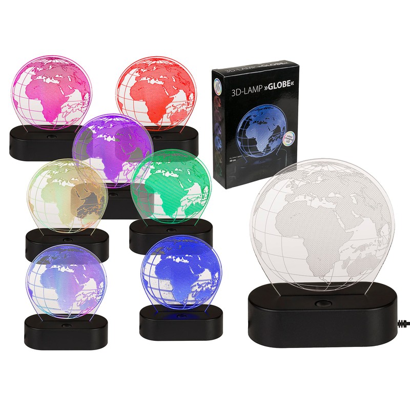 MIK funshopping 3D Light Night Light 3D Effect Lamp with