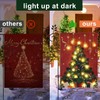 FLAGMESAGE Christmas Garden Flag,Solar LED Christmas Tree Flag, Lighted 12x18