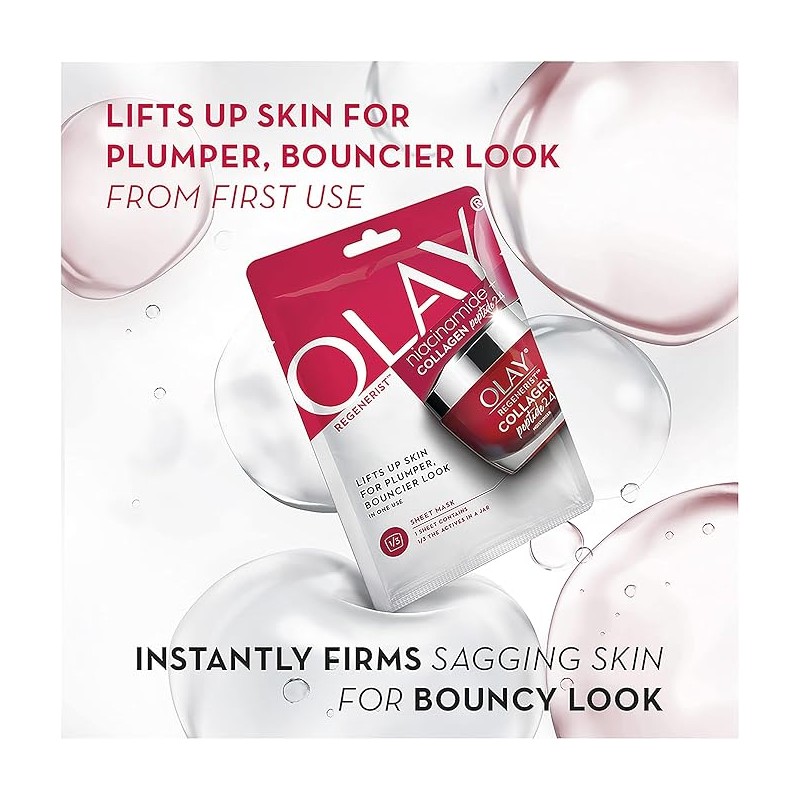 Olay Regenerist Niacinamide + Collagen Peptide24 Sheet Mask