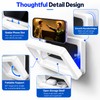 Waterproof Phone Holder for Shower Use – Anti-Fog Wall-Mounted Touchscreen