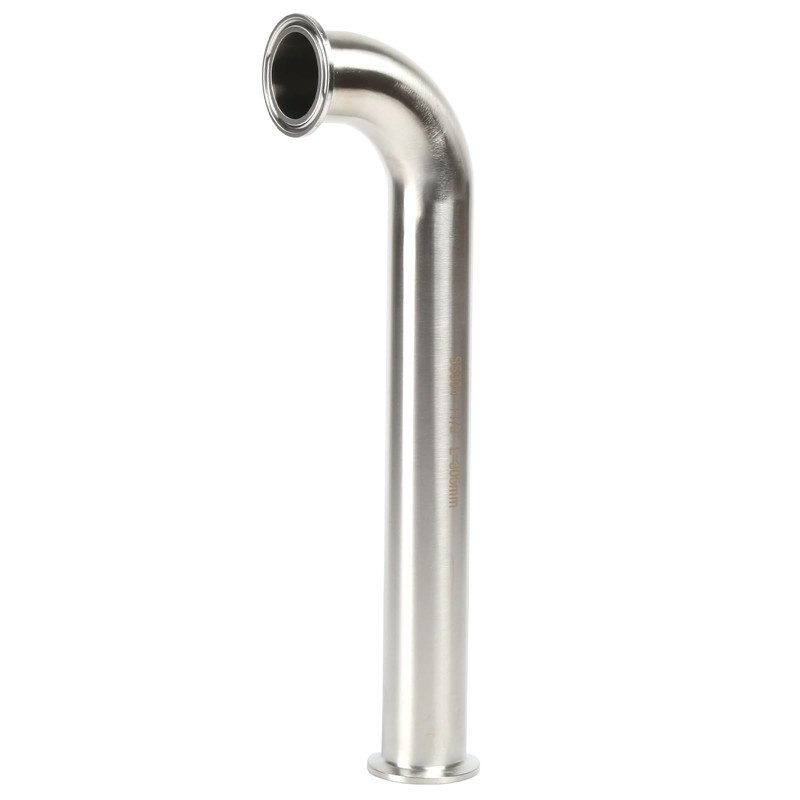 QiiMii Extended Clamp Elbow Sanitary SS304 90 Degree Tri Clamp