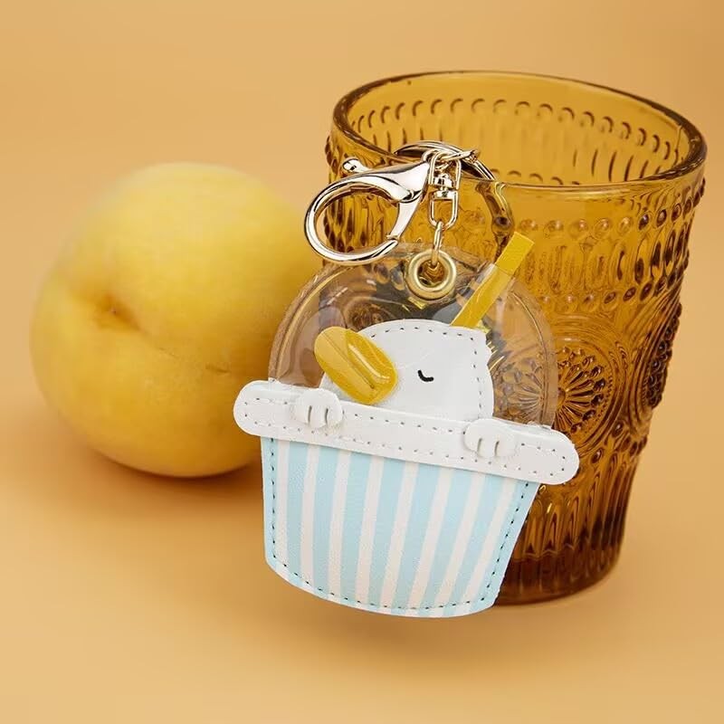 [LeChengMM] Creative Funny Milk Tea Bubble Cup Hidden Cartoon Keychain