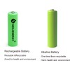 GEILIENERGY NiMH AA 600mAh 1.2V Rechargeable Batteries for Solar Lights,