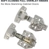 NoBrand 4Pack Cabinet Hinge Repair Plate with 2Pack Full Overlay