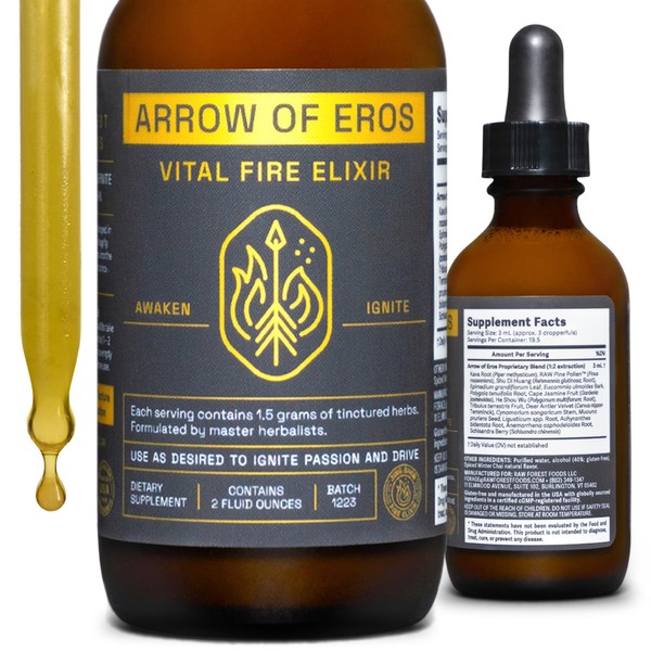 RAW Forest Foods Arrow of Eros Vital Fire Pine Pollen