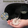 2 Pcs Pet Hair Removal Glove + 2 Pcs Dog