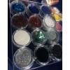 Miraclelooksllc Solvent Resistant shape Glitter Palette Makeup Palette/Nails/