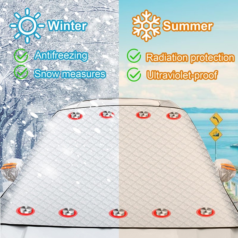 Universal Foldable Windscreen - UV and Overheating Protection for Most