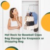 Purse Hanger 2 Pack,Purse Organizer for Closet,Rotatable Metal Bag Organizer,Purse