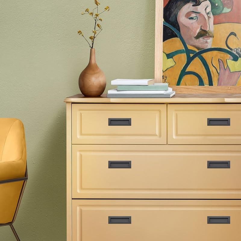 Ravinte Pack of 2 Black Cabinet Handles Sliding Door Handles