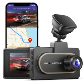 AZDOME 3" 2K Dash Cam WiFi Car Camera Parking Mode Loop Recording Night Vision