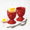 Cinf Easter Ceramic Egg Cup Red Set of 2 Porcelain