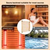 Shanshanshop 2pcs Sauna backrest，Sauna backrest Infrared，Infrared Sauna Accessories，Suitable for Sauna