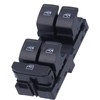 Door Window Master Control Switch 5G0 959 857 D Black