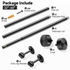YaFex 2 Pack Heavy Duty Curtain Rods 32-60 Inch, 1