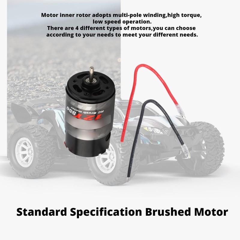 RC Car Brushed Motor, 550 Brushed Motor HighLow Noise Motor