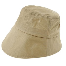 Cogit PRECIOUS UV Brim Bucket Hat, Wide Brim for Full Coverage, Looks Smaller, Beige
