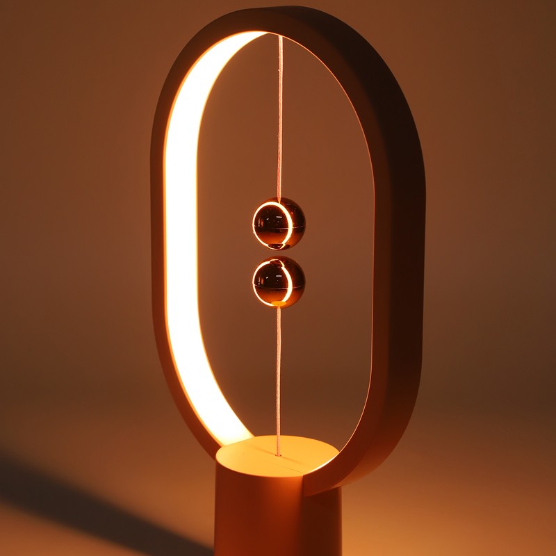 Balance Lamp LED Night Light Ellipse Magnetic MidAir Switch USB