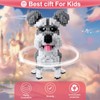 AHZILEI Schnauzer Dog 7100 Piece Micro Building Blocks Set for