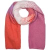 styleBREAKER Ladies Woven Scarf Pixel Colour Gradient Warm Winter Scarf