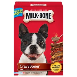 Milk-Bone Gravybones Dog Treats For Small Dogs, 60-Ounce