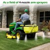 4-Nozzle Boom Sprayer Wand with 3/8" Brass Fitting, 55.1” ATV