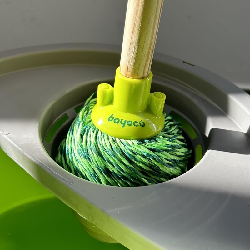 Bayeco - Dry mop, 100% microfibre, high absorbency and cleaning