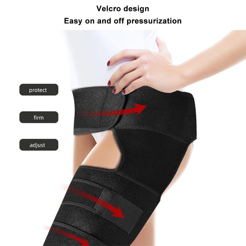 Hip Brace Thigh Hamstring Compression Support Wrap for Hip Flexor