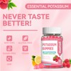 Potassium Gummies, Potassium Chloride 1000mg for Adults, Chewable Potassium Supplement