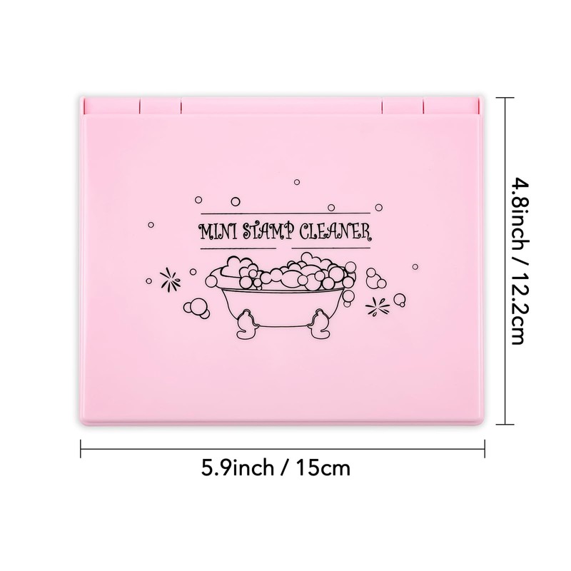 6PCS Stamp Scrubber -Stamp Cleaning Pad for Stamps,Dual-Sided Stamp Cleaning