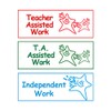 SuperStickers Multi Message 3-in-1 Stamp Stack for Teachers: Teacher Assisted