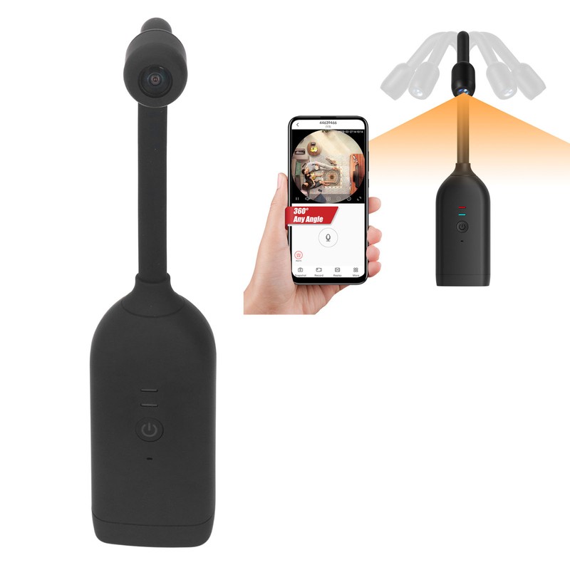 WIFI Camera 360 ° Panoramic Gooseneck 2 Way Intercom Motion